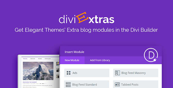 Divi Extras - Extra Theme Blog Modules Added To Divi Builder