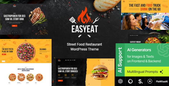 EasyEat - Street Food Restaurant WordPress Theme