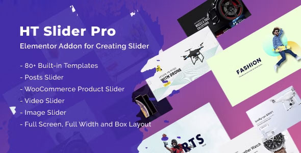 HT Slider Pro For Elementor