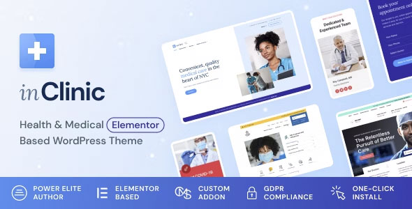 InClinic - Healthcare & Medical WordPress Theme