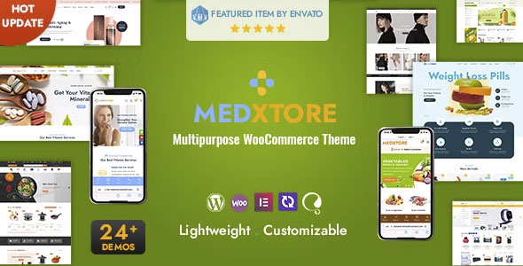 MedXtore – Responsive Multipurpose Elementor WooCommerce WordPress Theme