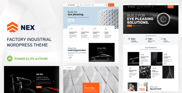 Nex - Factory & Industrial WordPress