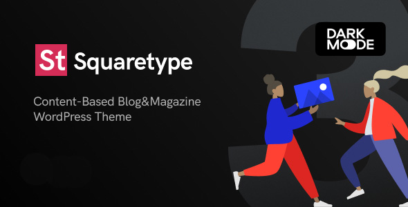 Squaretype - Modern Blog WordPress Theme