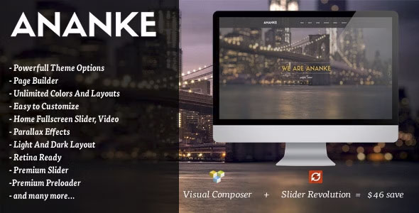 Ananke - One Page Parallax WordPress Theme