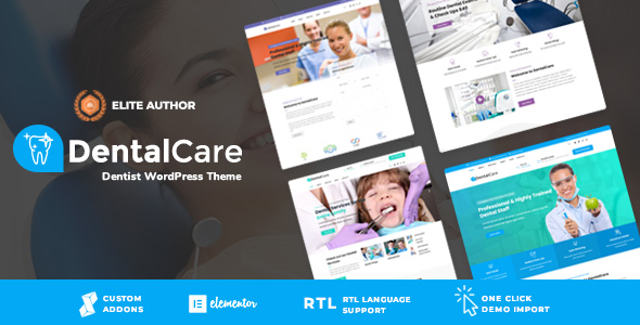 Dental Care - Dentist & Medical WordPress Theme