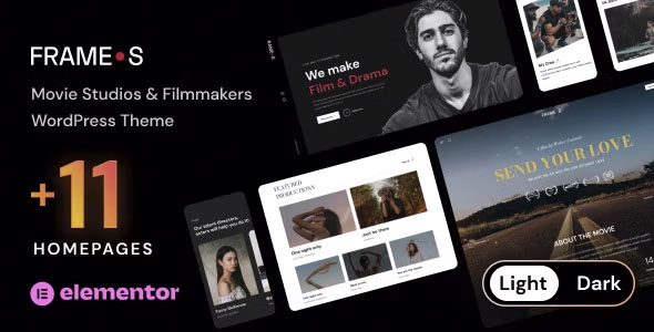 Frames - Movie Studios & Filmmakers WordPress theme