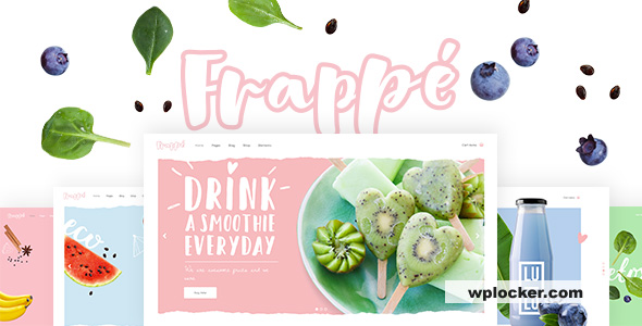 Frappé - Smoothie, Juice Bar and Organic Food Theme