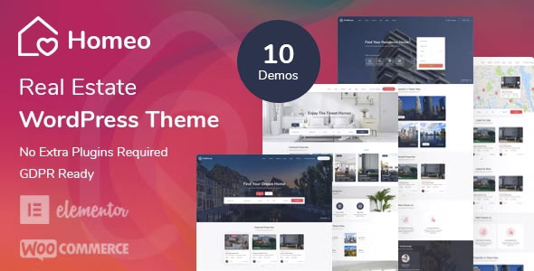 Homeo - Real Estate WordPress Theme