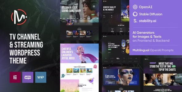 MediaFlex - TV Channel & Streaming WordPress Theme