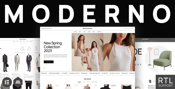 Moderno - Fashion & Furniture Store WooCommerce Theme