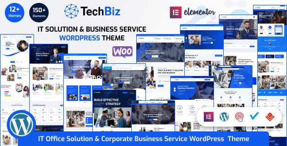 Techbiz - Multipurpose IT Solution & Business Consulting WordPress Theme