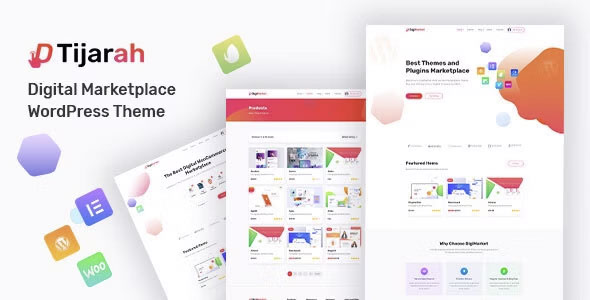 Tijarah - Digital Marketplace WooCommerce Theme