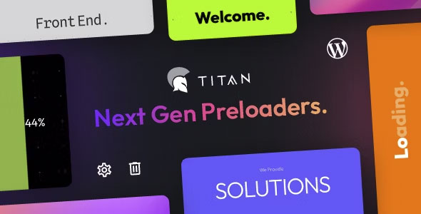 Titan Preloaders & Page Transitions WordPress Plugin