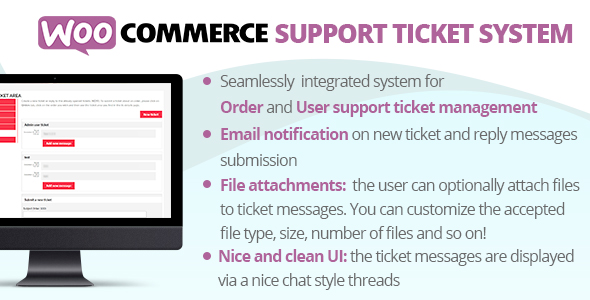 WooCommerce Support Ticket System