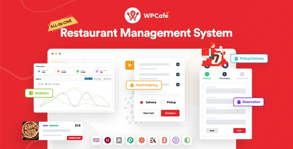 WPCafe - Restaurant Reservation, Food Menu & Food Ordering for WooCommerce