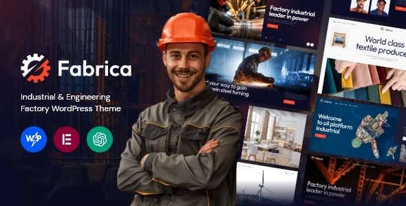 Fabrica - Industrial & Engineering Factory WordPress Theme