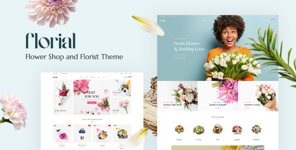 Florial – Flower Store WooCommerce WordPress Theme