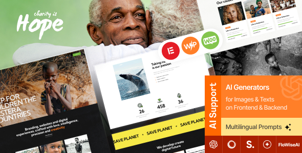 Hope - Non-Profit, Charity & Donations Theme + RTL