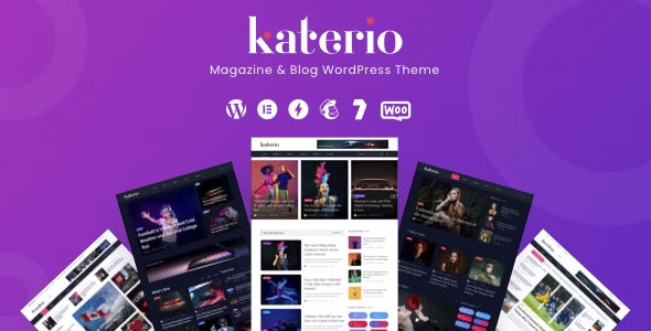 Katerio - Magazine & Blog WordPress Theme