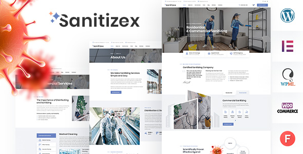 Sanitizex - Sanitizing Services WordPress Theme