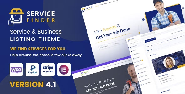 Service Finder - Provider and Business Listing Theme