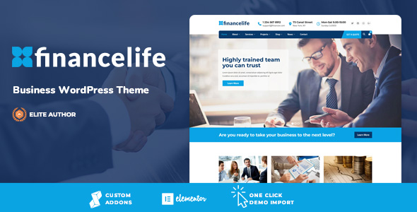 FinanceLife - Business WordPress Theme