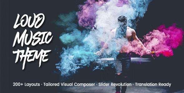 Loud - A Modern WordPress Theme for the Music Industry