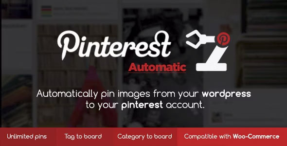 Pinterest Automatic Pin Wordpress Plugin