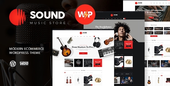 Sound - Musical Instruments Online Store Theme