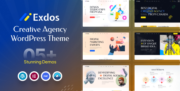 Exdos - Digital Agency WordPress Theme