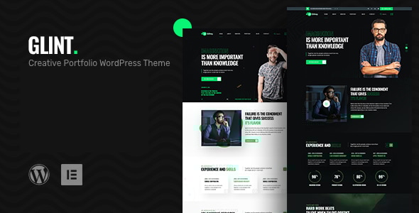 Glint - Personal Portfolio WordPress Theme