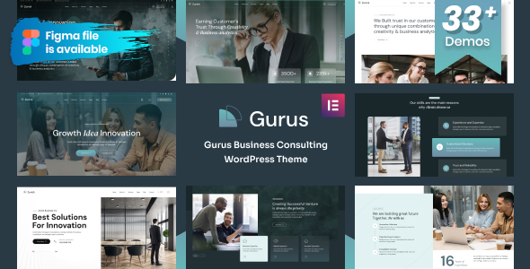 Gurus - Business Consulting WordPress Theme