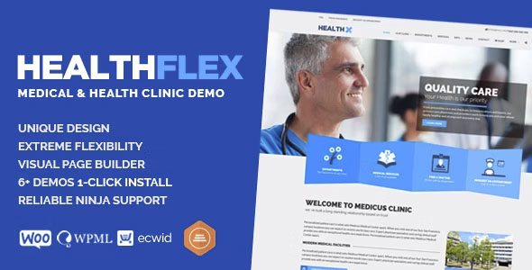 HEALTHFLEX - Medical Health WordPress Theme