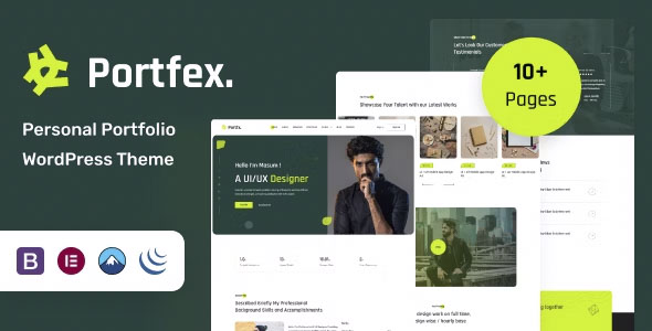 Portfex - Personal Portfolio WordPress Theme