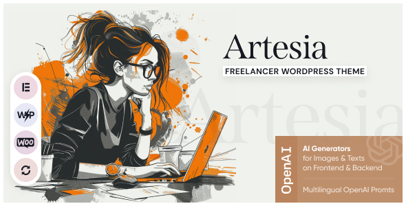Artesia - WordPress Theme for Creatives