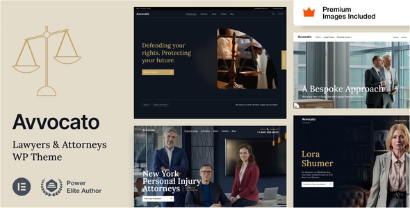 Avvocato - Lawyer & Attorney WordPress Theme