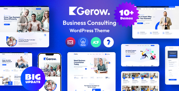 Gerow - Business Consulting WordPress Theme