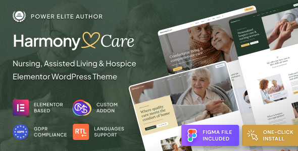 Harmony Care - Private Nursing Home & Senior Care WordPress Theme