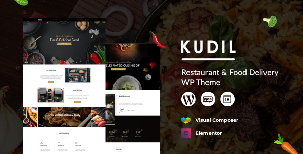 Kudil - Cafe, Restaurant WordPress Theme