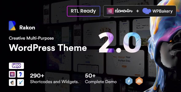 Rakon - Creative Multi-Purpose WordPress Theme