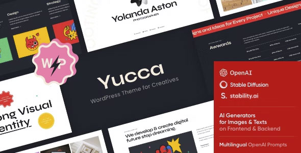 Yucca - WordPress Theme for Creatives