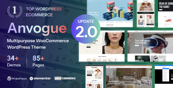 Anvogue Multipurpose WooCommerce WordPress Theme