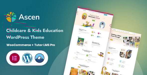 Ascen - Childcare & Kids Education WordPress Theme