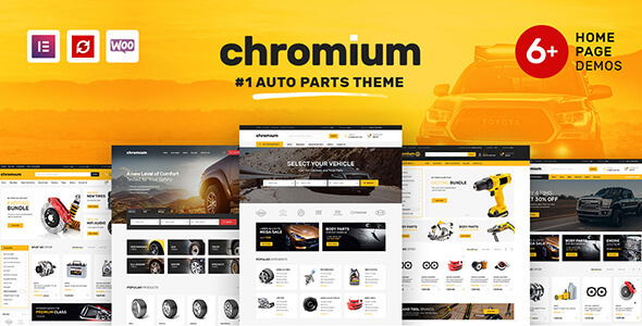 Chromium - Auto Parts Shop WordPress Theme
