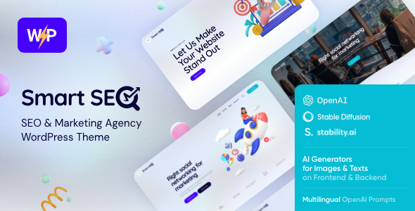 SmartSEO - SEO & Marketing Services WordPress Theme