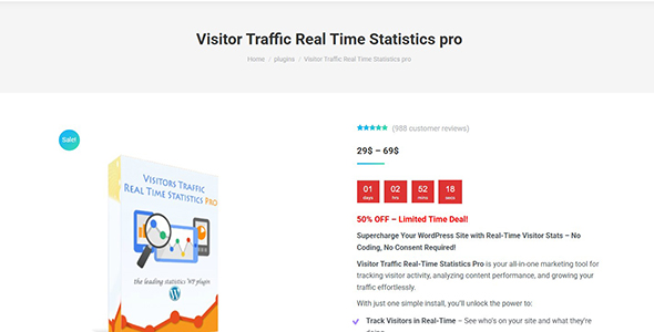 Visitor Traffic Real Time Statistics Pro