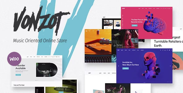 Vonzot - Music Oriented WooCommerce Theme