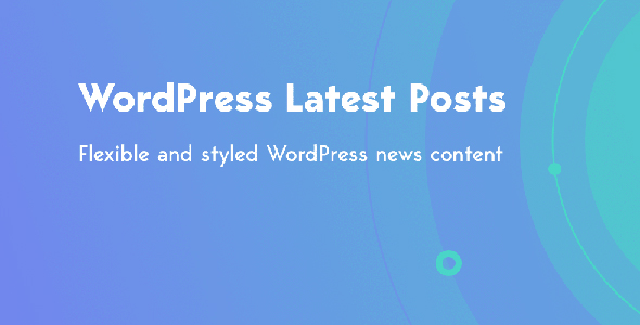 WP Latest Posts Pro - WordPress Recent News Plugin