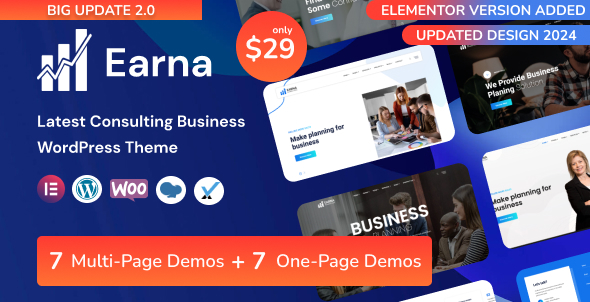 Earna 1.1.2 - Consulting Business WordPress Theme