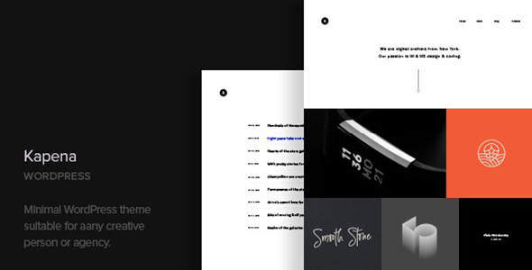 Kapena - Minimal Portfolio WordPress Theme